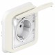 069869 LEGRAND PL-MBL EMP 2P+T BLANC DÉCHIRÉ