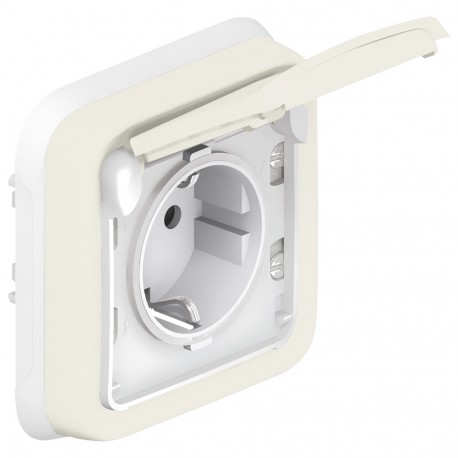 069869 LEGRAND PL-MBL EMP 2P+T TORN WHITE
