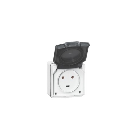 091655 LEGRAND PL-MBL SUP 2P+T 20A-GRAY