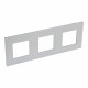 741033 LEGRAND VN-PLATE 3ELE ALUMINUM