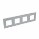 741034 LEGRAND VN-PLATTE 4ELE ALUMINIUM