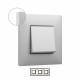 741043 LEGRAND VN-PLAQUE 3ELE ALUMINIUM/CHROME