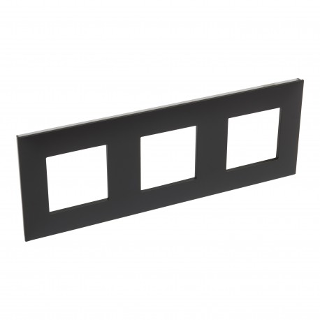 741053 LEGRAND VN-PLATE 3ELE DARK