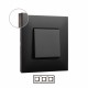 741063 LEGRAND VN-PLACA 3ELE DARK/CROMO