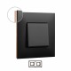 741072 LEGRAND VN-PLATE 2ELE DARK/COPPER