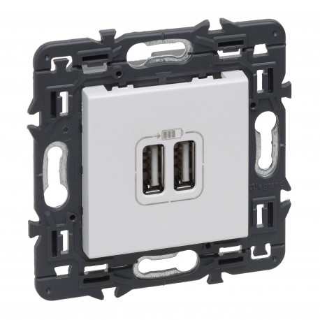 741231 LEGRAND VN-BASE 2XUSB TIPA 2,4A BLAN
