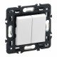 741244 LEGRAND VN-INT, DOUBLE 1P 10AX BIANCO