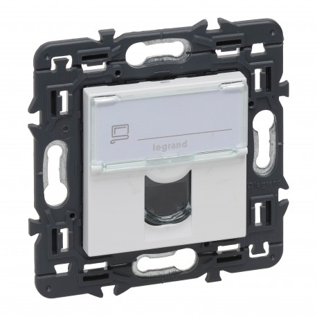 741275 LEGRAND VN-BASE 1XRJ45 UTP CAT.6 BIANCO