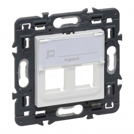 741278 LEGRAND VN-ADAPT.2XRJ45 KEYSTONE WHITE