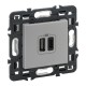 741332 LEGRAND VN-BASE 2XUSB TIPA+C 2.4-ALUM