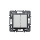 741345 LEGRAND VN-CONM DOPPEL-1P 10AX ALUM