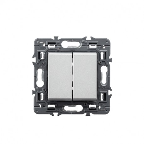 741345 LEGRAND VN-CONM DOUBLE 1P 10AX ALUM