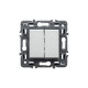 741357 LEGRAND VN-PULS INV.DOBLE 1P 6A ALUM