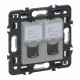 741376 LEGRAND VN-BASE 2XRJ45 UTP CAT.6 ALUN