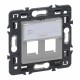 741378 LEGRAND VN-ADAPT.2XRJ45 KEYSTONE ALUM