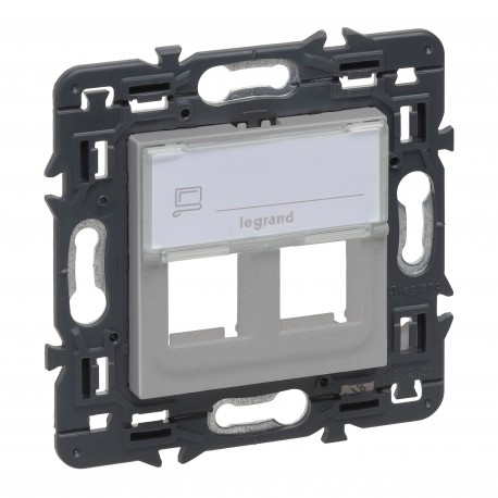 741378 LEGRAND VN-ADAPT.2XRJ45 KEYSTONE ALUM