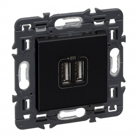 741431 LEGRAND VN-BASE 2XUSB TIPA 2,4A DARK