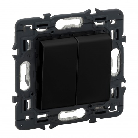 741444 LEGRAND VN-INT, DOUBLE 1P 10AX SCURO