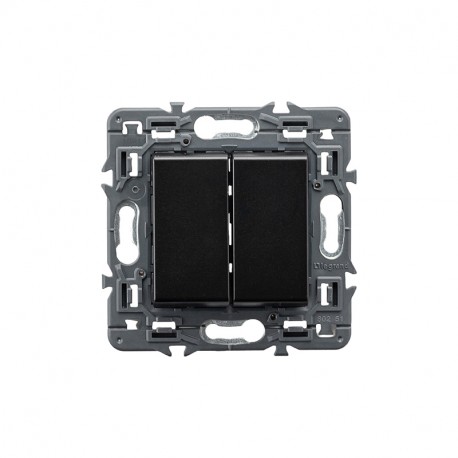741457 LEGRAND VN-PULS INV.DOUBLE-1P 6A DARK