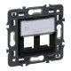 741478 LEGRAND ВН-АДАПТАЦИИ.2XRJ45 KEYSTONE В ТЕМНОТЕ