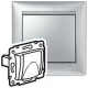 770122 LEGRAND VL-BASE 2P+T TORN C/TAPA ALUM