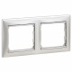 770152 LEGRAND VL-PLAQUE DE 2ELE HOR ALUMINIUM