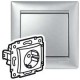770211 LEGRAND VL-2P+T 16A AUTO ALUM
