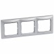 770353 LEGRAND VL-PIASTRA 3ELE HOR ALU/ARGENTO