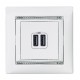 770470 LEGRAND VL-BASE USB A+2.4 A/5V WHITE