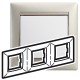 770473 LEGRAND VL-PLATE 3ELE HOR WHITE/PEARL