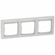 770493 LEGRAND VL-PLATTE 3ELE HOR WEIß/SILBER