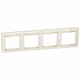 774154 LEGRAND VL-PLACA 4ELE HOR MARFIM/OURO