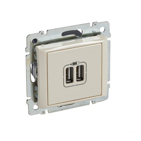 774170 LEGRAND ВЛ-БАЗА USB А+2.4 А/5В МАРФ