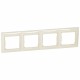 774354 LEGRAND VL-PLAQUE DE 4ELE HOR IVOIRE