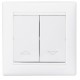 774404 LEGRAND VL-INT DOUBLE-PERS 10A BIANCO