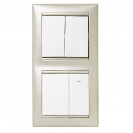 774408 LEGRAND VL-COMITÉ DOUBLE 1P 10A BLANC