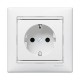 774421 LEGRAND VL-2P+T 16A DÉCHIRÉ BLANC