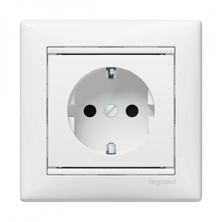 774421 LEGRAND VL-2P+T 16A TORN WHITE