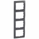 771208 LEGRAND GL-PLACA 4ELE VER BRONZE