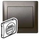 771225 LEGRAND GL-CAP BASE WITH HI-FI DUAL BRON