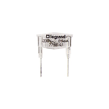 775897 LEGRAND GL-LAMPE DE 0,5 MA/230 V VERT