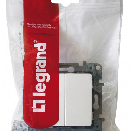 664702 LEGRAND NL-COMITÉ DOUBLE 1P 10A BLANC