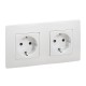 664746 LEGRAND NL-BASE 2X2P+T 16A PRECAB BRANCO.