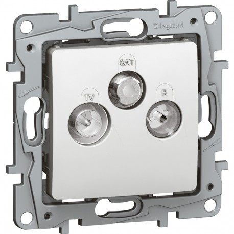 664763 LEGRAND NL-BASE TV-R-SAT UNI1,5DB WHITE