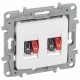 664781 LEGRAND NL-DOPPEL-BASE-HI-FI-WEIß