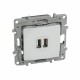 664794 LEGRAND NL-BASE USB A+A 2,4A/5V BLAN