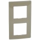 665032 LEGRAND NL-PLACA 2ELE GRIS