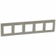 665035 LEGRAND НЛ-ПЛИТЫ 5ELE СЕРЫЙ