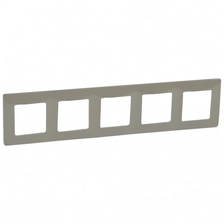 665035 LEGRAND NL-PLACA CINZA 5ELE