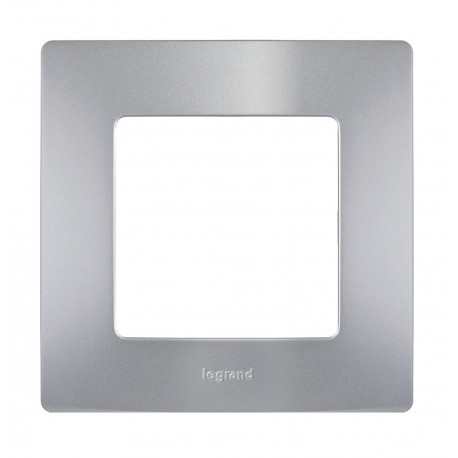 665061 LEGRAND NL-PLAQUE 1ELE ALUMINIUM